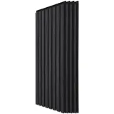 Art3d 4 Stück Akustikpaneele Grau-Eiche 3D | Schalldämmend & Wanddekoration | Holzfurnier mit Filzrückseite | Für Studio, Büro oder Wohnzimmer | 60x30cm | 0,72m2