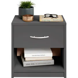 SchlafKONTOR Nachtkommode Graphit -