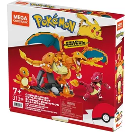 Mattel Mega Pokémon Glumanda Evolution Set 313-tlg. HFG06