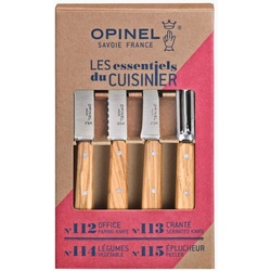 OPINEL Küchenmesser-Set Les Essentiels Olive