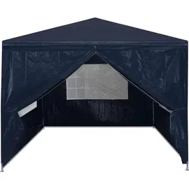 vidaXL Partyzelt 3 x 3 m blau inkl. Seitenwände