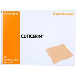 Cuticerin 7,5x7,5 Cm Gaze M.salbenbeschichtung