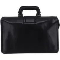 the Bridge Henkeltasche Dante Doctor Bag Nero / Palladio o Nickel