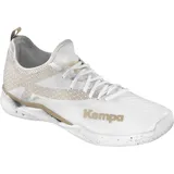 Kempa Damen Wing Lite 2.0 Handballschuhe Weiß Gold, 43