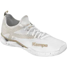 Kempa Damen Wing Lite 2.0 Handballschuhe Weiß Gold, 43