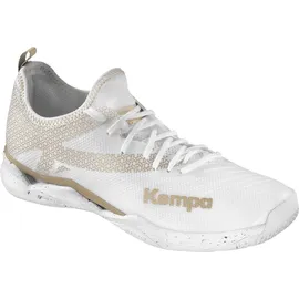 Kempa Damen Wing Lite 2.0 Handballschuhe Weiß Gold, 43