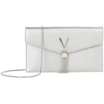 Valentino Luxe Umhängetasche Kunstleder Silber