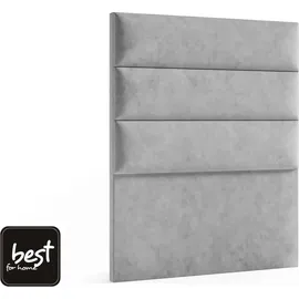4mybaby GmbH Best for Home Boxspringbett mit Bettkasten Trinity K4-SINGLE 90x200 Bonellfederkern inkl. Topper - Grun - Grün