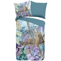 Muller Textil Nani Wendebettwäsche Tiere Mehrfarbig 135 x 200 cm + 80 x 80 cm