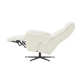 HIMOLLA Relaxsessel 7556 Kunstleder 81 x 119 x 90 cm Creme