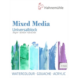 HAHNEMUEHLE Hahnemühle Universalblock Mixed Media 30 x 40 cm