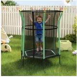Homcom Trampolin Ø163,5 cm inkl. Sicherheitsnetz Grün
