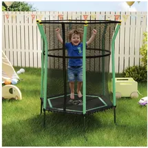 Homcom Trampolin Ø163,5 cm inkl. Sicherheitsnetz Grün