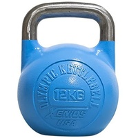 Xenios USA Erwachsene Stahl Russische Girevoy Kettlebell-12 kg Blau Kettlebell