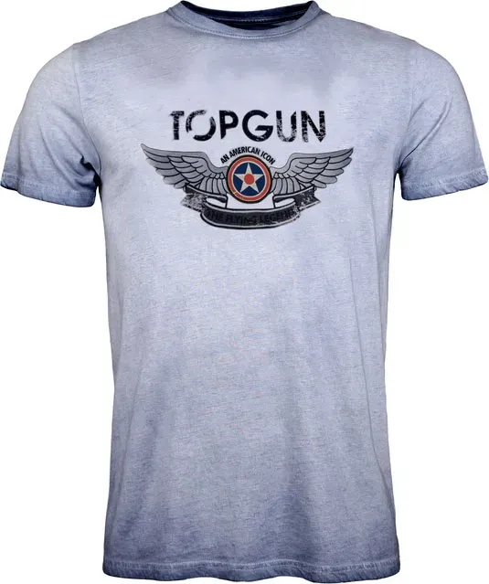 Top Gun Construction, t-shirt - Bleu - L