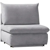 Novel Schlafsessel Etta, Hellgrau, Textil, Uni, 90x89x83 cm, Stoffauswahl, Liegefunktion, Wohnzimmer, Sofas & Couches, Schlafsofas, Schlafsofas mit Bettkasten