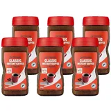 by Amazon Classic Instant Kaffee, Dunkle Röstung, 200g, 1er-Pack - Rainforest Alliance-Zertifizierung (Packung mit 6)