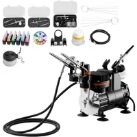 Vevor Airbrush Set 1/6 PS mit Luftkompressor, 3 Dual
