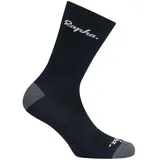 Rapha Logo Radsocken Schwarz 46-48