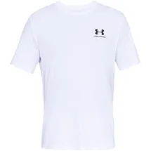 Under Armour Sportstyle Left Chest Trainingsshirt Weiß L