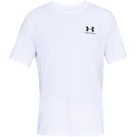 Under Armour Sportstyle Left Chest Trainingsshirt Weiß L