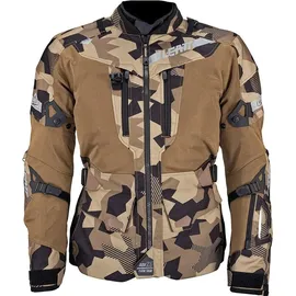 leatt adventure Leatt Adv FlowTour 7.5 Camo, Textiljacke wasserdicht - Schwarz/Braun/Beige - M