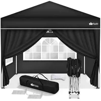 Tillvex Partyzelt tillvex® Pavillon 3x3m Wasserdicht Gartenzelt Faltpavillon Partyzelt,