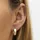 VIVANCE Creolen VIVANCE mehrfarbig 333 Gold 15mm