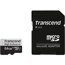 Transcend microSDXC 64GB Class 10 UHS-I + SD-Adapter