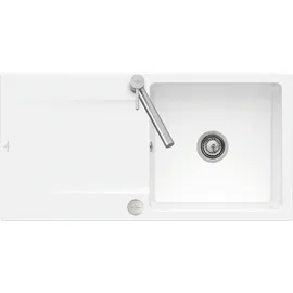 Villeroy & Boch Siluet 60 weiß alpin + Excenterbetätigung + Lochbohrungen