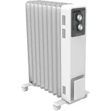 Glen Dimplex Rippen-Radiator 1500 W Weiß/Grau