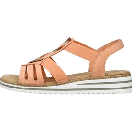 Rieker Sandale Damen Orange 42