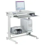 Twinco Pc-arbeitstisch H720-1100xb900xt500mm lichtgrau fahrbar