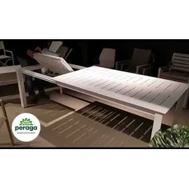 BIZZOTTO Konnor Ausziehtisch 200-300 x 110 x 76 cm Weiß