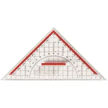 Stylex Geodreieck 22 cm mit abnehmbarem Griff