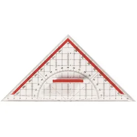 Stylex Geodreieck 22 cm mit abnehmbarem Griff