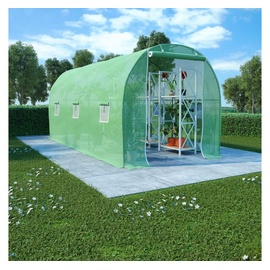 vidaXL Gewächshaus 4,5 x 2 x 2 m grün