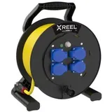 PCE 9350155-p Kabeltrommel XREEL 310 4xSSD nat 50m 3G2,5 N07V3V3-F K35 gelb BA IP54 9350155p