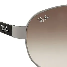 Ray-Ban RB3386 004/13 63-13 polished gunmetal /brown