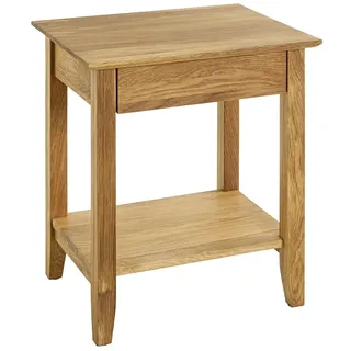 Haku-Möbel HAKU Möbel Konsole Nachttisch Massivholz eiche 50,0 x 40,0 x 60,0 cm