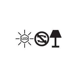 EGLO Salobrena Eco 2-flg. rechteckig weiß