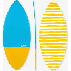 Skimboard Kinder 900 Composite-Fasern blau/orange EINHEITSGRÖSSE