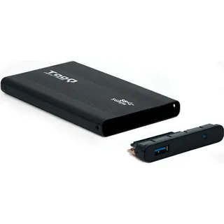 TooQ TQE-2524B Speicherlaufwerksgehäuse HDD-Gehäuse Schwarz 2.5
