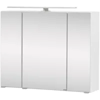 WELLTIME Spiegelschrank WELLTIME "Windau", weiß, B:80cm H:64cm T:20cm, Holzwerkstoff,