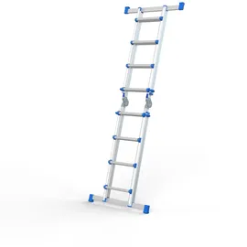 WERNER Teleskop Mehrzweckleiter 4 x 4 Sprossen