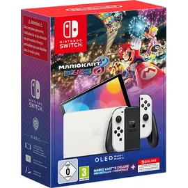 Nintendo Switch OLED weiß + Mario Kart 8 Deluxe