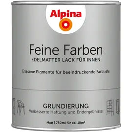 Alpina Feine Farben Lack für Innen Grundierung 750 ml weiß