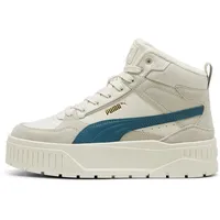 Puma Damen Karmen II Idol Mid WTR Sneaker, Alpine Snow-Cold Green Gold, 40.5 EU