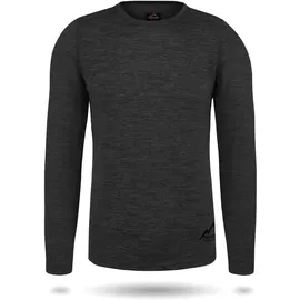 normani Outdoor Sports Merino Langarm Melbourne Grau M