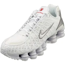 Nike Shox TL Weiß / Metallic Silver / Max Orange/ Weiß 37,5